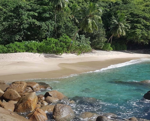 La plage d'Anse Major La plage d'Anse Major