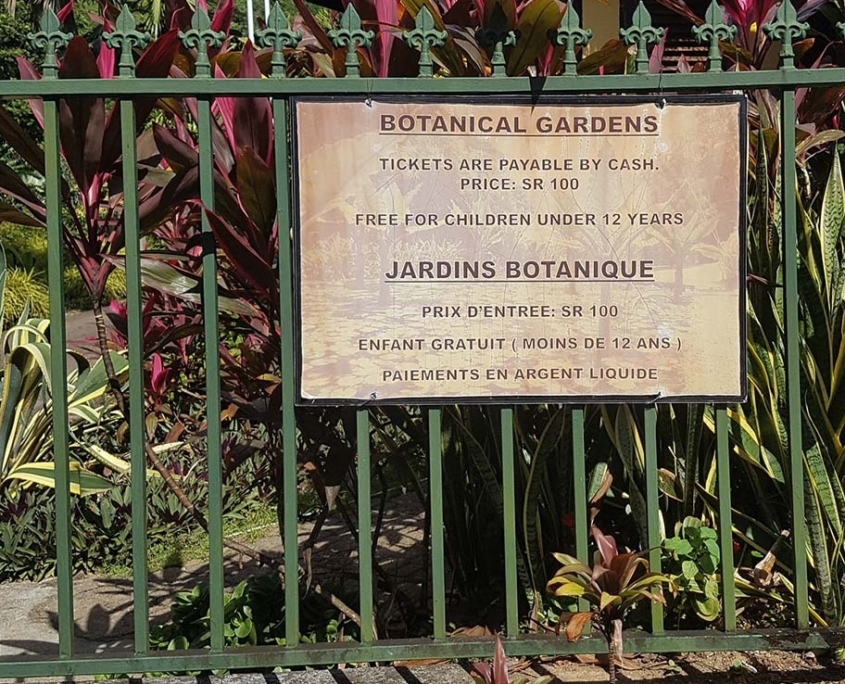 Botanical Garden Seychelles Botanical Garden Seychelles