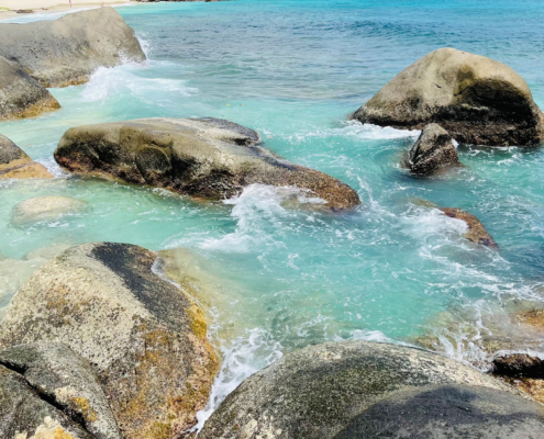 Great granite boulders in the Seychelles Great granite boulders in the Seychelles