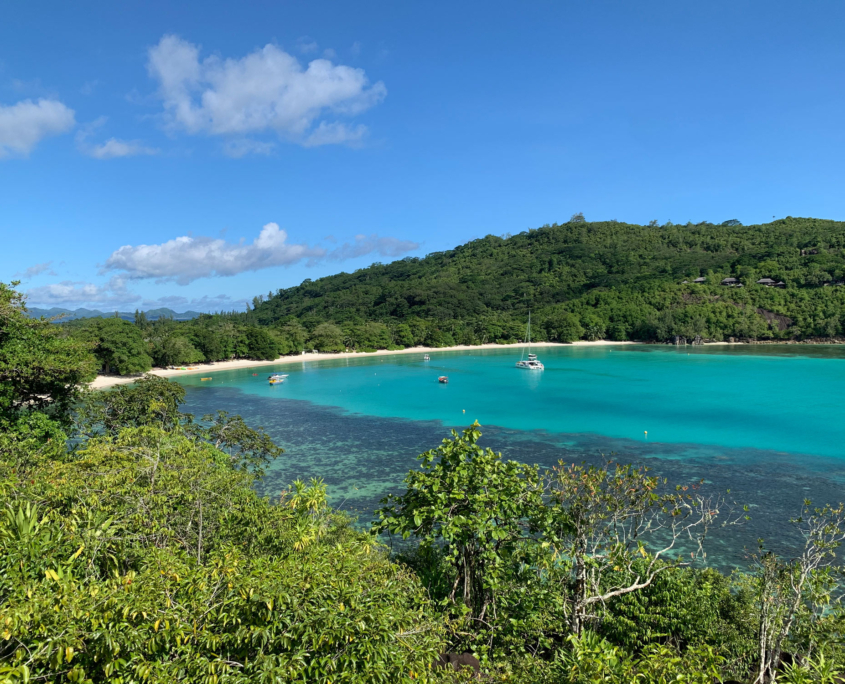 View of Port Launay, Seychelles View of Port Launay, Seychelles