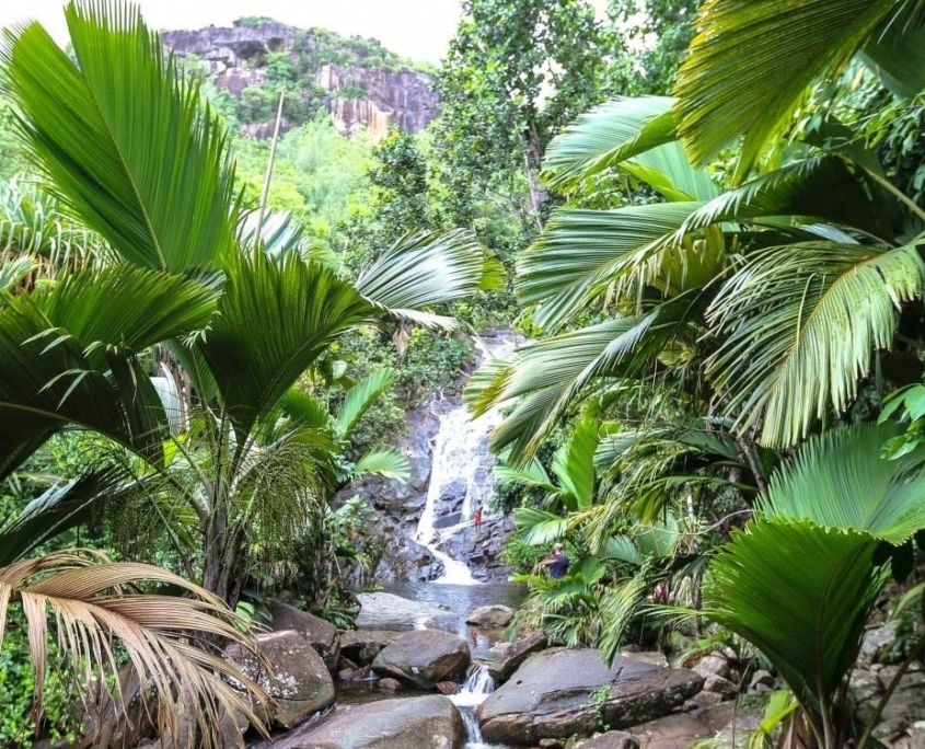 Cascade de Sauzier, Seychelles Cascade de Sauzier, Seychelles