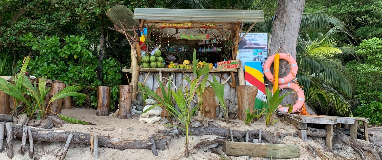 Bar at Anse Intendance Bar at Anse Intendance