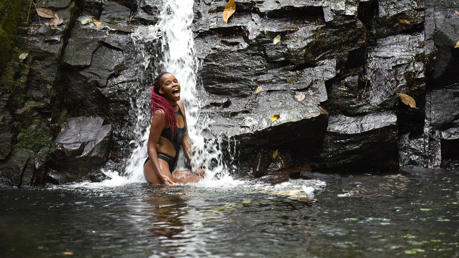 Waterfall Grand Anse Sheena